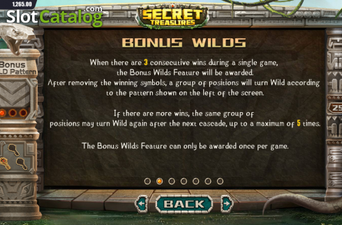 Скрин9. Secret Treasures (Dream Tech) слот