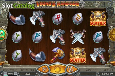 Скрин2. Vikings Rampage слот