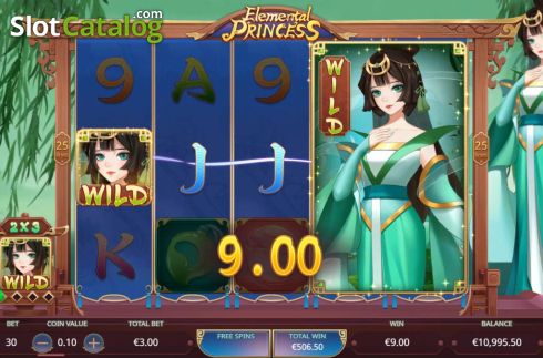 Скрин8. Elemental Princess слот