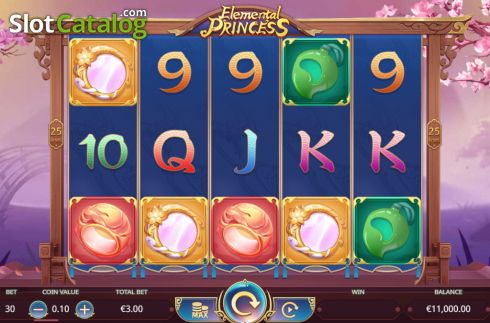 Скрин2. Elemental Princess слот