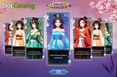 Скрин5. Elemental Princess слот