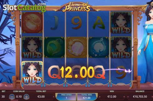 Скрин6. Elemental Princess слот