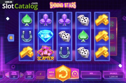Скрин2. Shining Stars (Dream Tech) слот