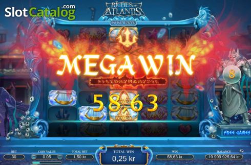 Скрин6. Riches of Atlantis (Dream Tech) слот