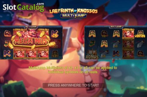 Скрин2. Labyrinth Of Knossos слот