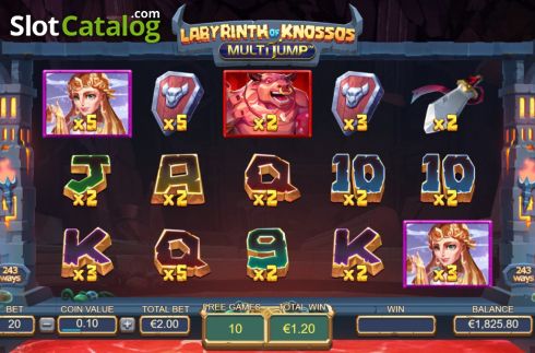 Скрин6. Labyrinth Of Knossos слот