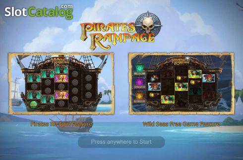 Скрин2. Pirates Rampage слот