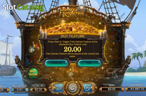 Скрин6. Pirates Rampage слот