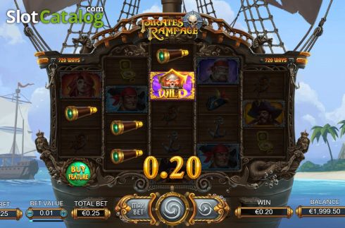 Скрин4. Pirates Rampage слот