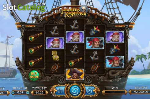 Скрин3. Pirates Rampage слот