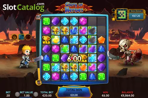 Скрин8. Glory of Heroes Remastered слот