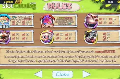 Скрин4. Pet House слот