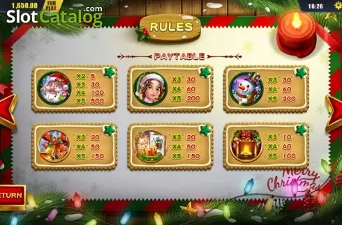 Скрин5. Merry Xmas (Dream Tech) слот