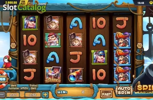 Скрин2. Pirates Treasure (Dream Tech) слот