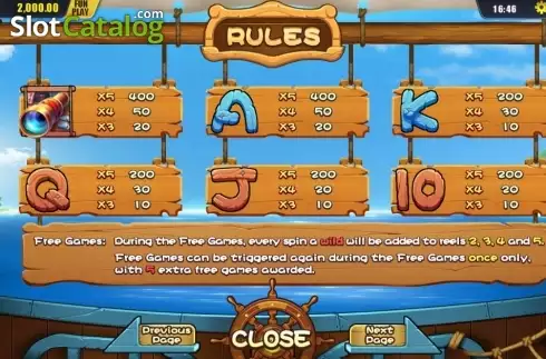 Скрин6. Pirates Treasure (Dream Tech) слот