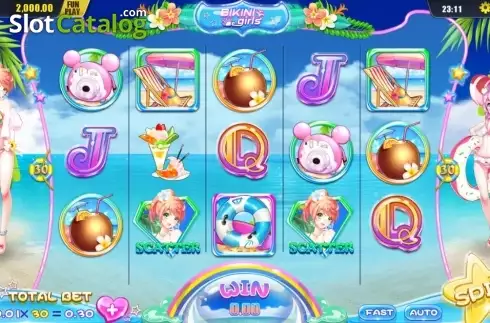 Скрин2. Bikini Party (Dream Tech) слот