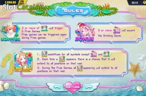 Скрин7. Bikini Party (Dream Tech) слот
