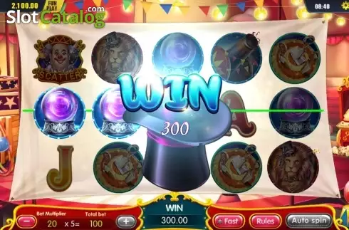 Скрин4. Crazy Circus (Dream Tech) слот