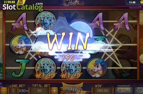 Скрин3. Four Holy Beast слот