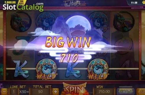 Скрин4. Four Holy Beast слот