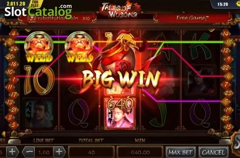 Скрин6. Tales of Wusong слот