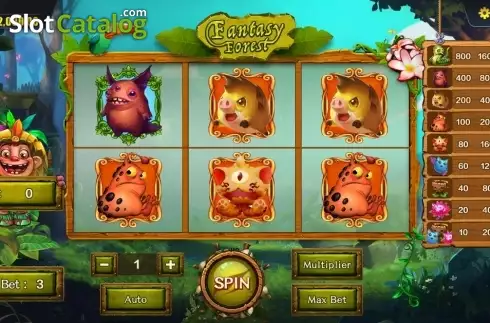 Скрин2. Fantasy Forest слот