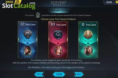 Скрин8. Legendary Tales слот