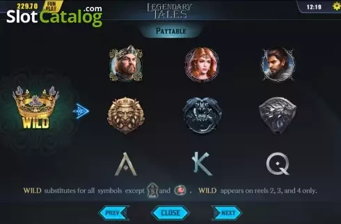 Скрин9. Legendary Tales слот