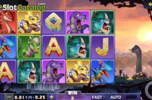 Скрин2. Dinosaur World слот