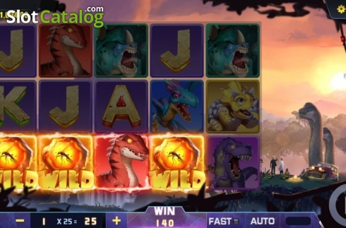 Скрин6. Dinosaur World слот