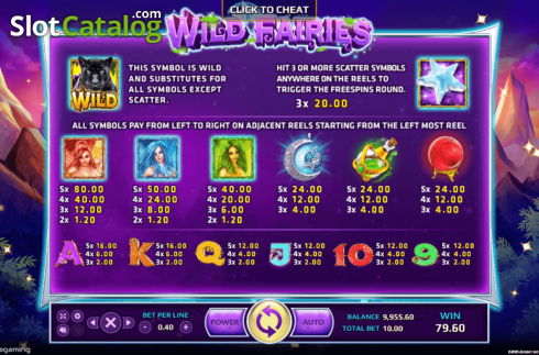 Скрин7. Wild Fairies (Eurasian Gaming) слот