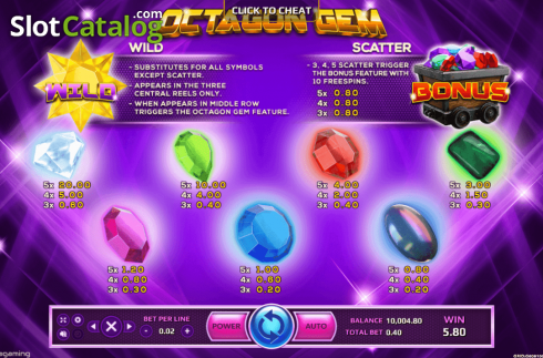 Скрин5. Octagon Gem слот