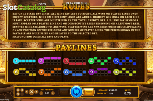 Скрин8. Horus Eye (EAgaming) слот
