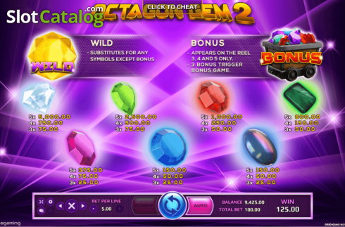 Скрин5. Octagon Gem 2 слот