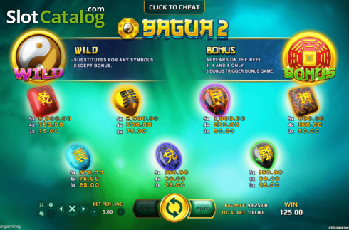 Скрин5. Bagua 2 слот