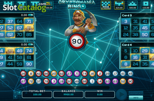 Скрин2. Cryptomania Bingo слот