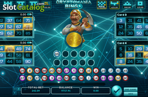 Скрин3. Cryptomania Bingo слот