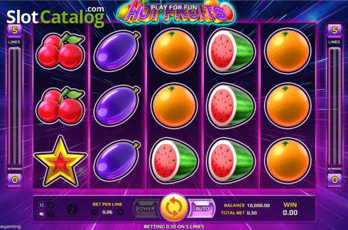 Скрин2. Hot Fruits (EAgaming) слот