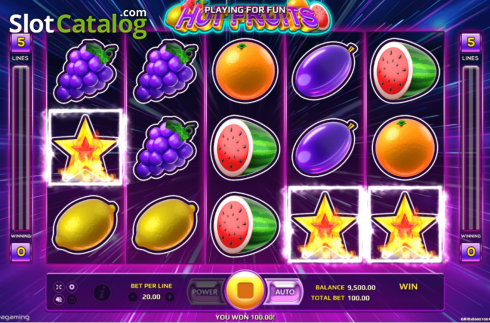 Скрин3. Hot Fruits (EAgaming) слот