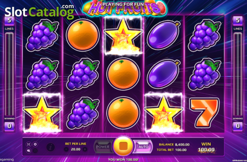 Скрин6. Hot Fruits (EAgaming) слот