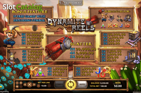 Скрин5. Dynamite Reels слот