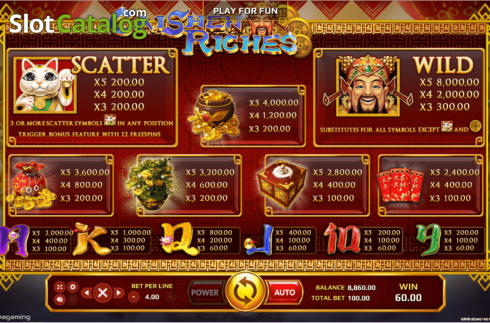 Скрин5. Caishen Riches слот