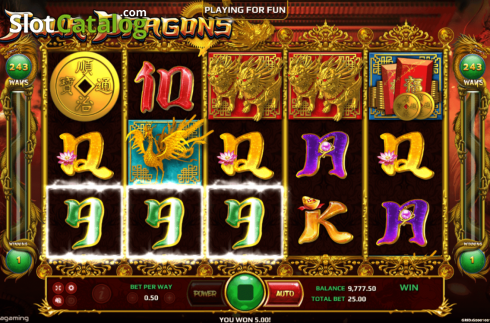 Скрин4. Four Dragons слот