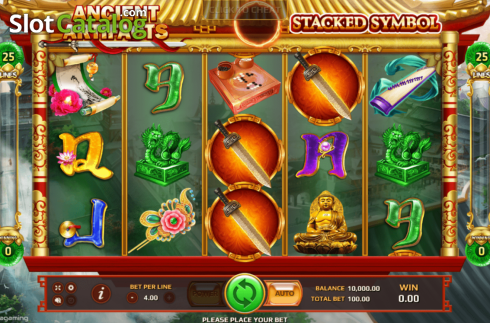 Скрин2. Ancient Artifacts слот