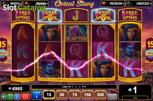 Скрин3. Orient Story слот