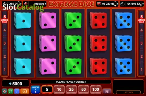 Скрин2. Extreme Dice слот