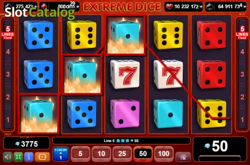 Скрин4. Extreme Dice слот