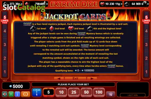 Скрин6. Extreme Dice слот