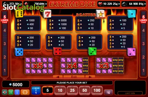 Скрин8. Extreme Dice слот