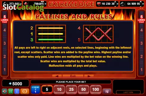 Скрин9. Extreme Dice слот
